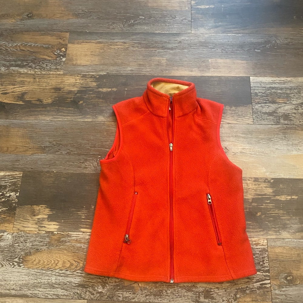 Patagonia Gilet Women’s Medium M Red Fleece Synchilla Bodywarmer Vest Jacket